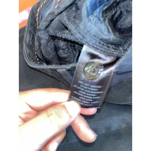 Anthropologie Essential Slim Black Cropped Pants size 0p - Picture 10 of 10